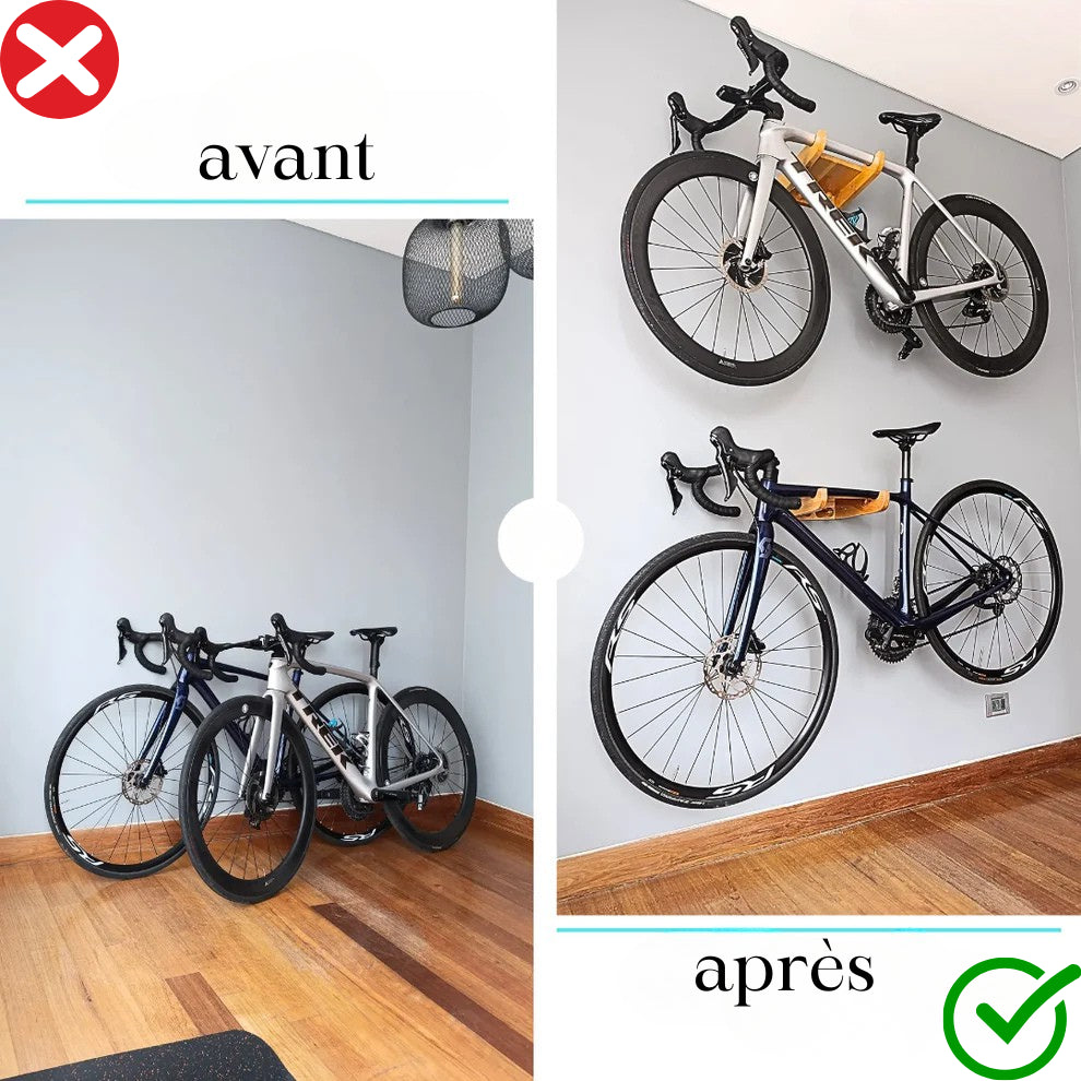 Support mural pour velo